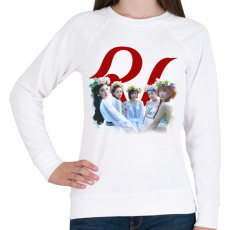 PRINTFASHION Red Velvet - Női pulóver - Fehér