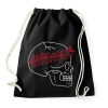 PRINTFASHION red&white 4 - Sportzsák, Tornazsák - Fekete