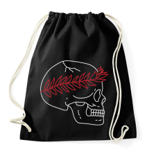 PRINTFASHION red&white 4 - Sportzsák, Tornazsák - Fekete tornazsák