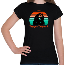 PRINTFASHION Reggae Original - Női póló - Fekete