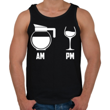 PRINTFASHION Reggel - Este Fekete - Férfi atléta - Fekete atléta, trikó