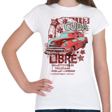 PRINTFASHION régi kocsi - Női póló - Fehér