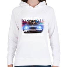 PRINTFASHION relax_mercedes02 - Női kapucnis pulóver - Fehér