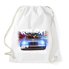 PRINTFASHION relax_mercedes02 - Sportzsák, Tornazsák - Fehér tornazsák