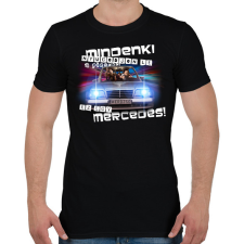 PRINTFASHION relax mercedes - Férfi póló - Fekete férfi póló