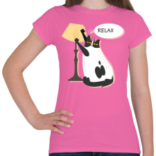 PRINTFASHION RELAX - Női póló - Rózsaszín női póló