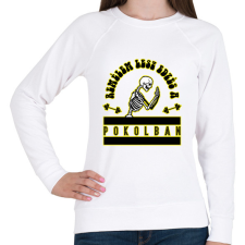 PRINTFASHION Remélem lesz edzés - Női pulóver - Fehér női pulóver, kardigán