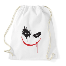 PRINTFASHION Rémisztő joker mosoly - Sportzsák, Tornazsák - Fehér tornazsák