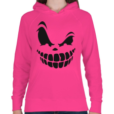PRINTFASHION Rémisztő mosoly - Női kapucnis pulóver - Fukszia női pulóver, kardigán