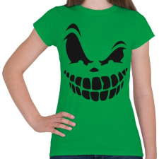 PRINTFASHION Rémisztő mosoly - Női póló - Zöld női póló