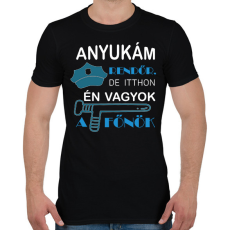 PRINTFASHION rendőr_10 - Férfi póló - Fekete