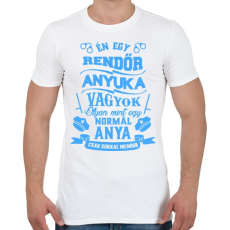 PRINTFASHION Rendőr Anyuka - Férfi póló - Fehér