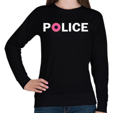 PRINTFASHION Rendőr - Női pulóver - Fekete női pulóver, kardigán