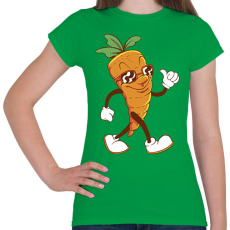 PRINTFASHION Répa - Női póló - Zöld