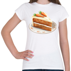 PRINTFASHION Répatorta - Női póló - Fehér