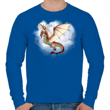 PRINTFASHION Reptáv - Férfi pulóver - Királykék férfi pulóver, kardigán