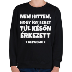 PRINTFASHION REPUBLIC - Gyerek pulóver - Fekete