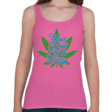 PRINTFASHION Repülni tudsz, ha elszívod.  - Női atléta - Rózsaszín női trikó