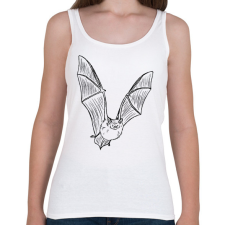 PRINTFASHION Repülő denevér - Női atléta - Fehér női trikó