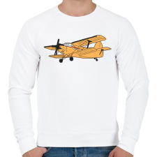 PRINTFASHION Repülő - Férfi pulóver - Fehér férfi pulóver, kardigán