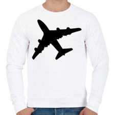 PRINTFASHION Repülő - Férfi pulóver - Fehér férfi pulóver, kardigán