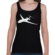 PRINTFASHION Repülő - Női atléta - Fekete