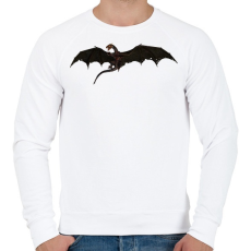 PRINTFASHION Repülő Sárkány - Férfi pulóver - Fehér