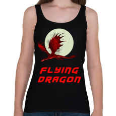 PRINTFASHION repülő sárkány - Női atléta - Fekete