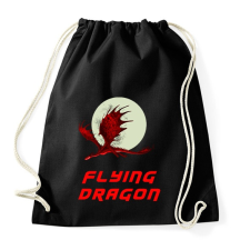 PRINTFASHION repülő sárkány - Sportzsák, Tornazsák - Fekete tornazsák