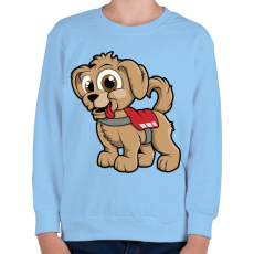 PRINTFASHION Rescue Puppy - Gyerek pulóver - Világoskék