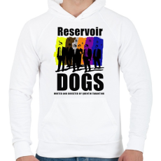PRINTFASHION reservoir DOGS - Férfi kapucnis pulóver - Fehér