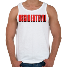 PRINTFASHION Resident Evil - Férfi atléta - Fehér atléta, trikó