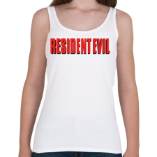 PRINTFASHION Resident Evil - Női atléta - Fehér női trikó