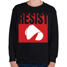 PRINTFASHION Resist - The Handmaid's Tale - Gyerek pulóver - Fekete gyerek pulóver, kardigán