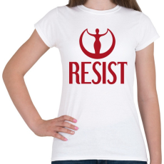 PRINTFASHION Resist - The Handmaid's Tale - Női póló - Fehér