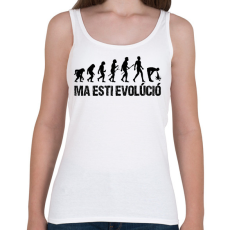 PRINTFASHION Részeg evolúció - Női atléta - Fehér