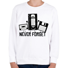 PRINTFASHION Retro cuccok - Gyerek pulóver - Fehér gyerek pulóver, kardigán