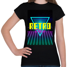 PRINTFASHION Retro disco - Női póló - Fekete női póló