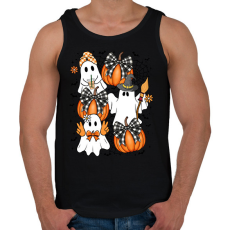 PRINTFASHION retro hallowen - Férfi atléta - Fekete