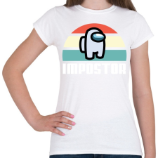 PRINTFASHION Retro Impostor - Női póló - Fehér női póló
