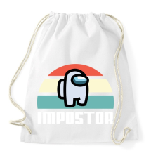 PRINTFASHION Retro Impostor - Sportzsák, Tornazsák - Fehér tornazsák