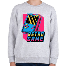 PRINTFASHION Retro játék - Gyerek pulóver - Sport szürke gyerek pulóver, kardigán