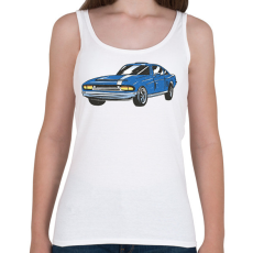 PRINTFASHION Retro kocsi - Női atléta - Fehér