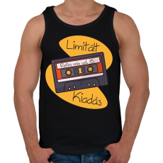 PRINTFASHION Retro mix vol 75 - Férfi atléta - Fekete