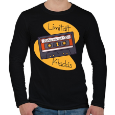 PRINTFASHION Retro mix vol 90 - Férfi hosszú ujjú póló - Fekete férfi póló