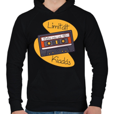 PRINTFASHION Retro mix vol 90 - Férfi kapucnis pulóver - Fekete