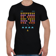 PRINTFASHION Retro space video game - Férfi póló - Fekete férfi póló