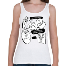 PRINTFASHION Retro tárhelyek - Női atléta - Fehér női trikó