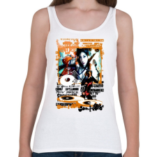 PRINTFASHION REVOLUTION - Női atléta - Fehér női trikó