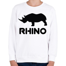 PRINTFASHION Rhino  - Gyerek pulóver - Fehér
